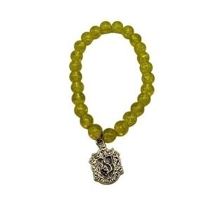 TM & WBEI (s17) Harry Potter Hufflepuff gold and yellow stretch fashion …